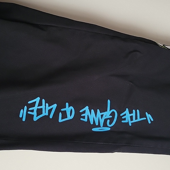 Bershka Men's Black Graffiti Jeans- Size 32 - Picture 2 of 12